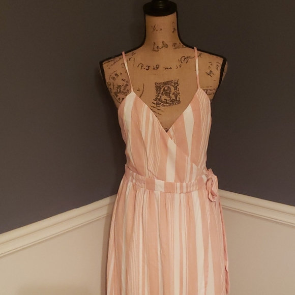 Pink Wrap Dress - Picture 3 of 5